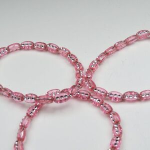 Fashion Pink  Elastic Bracelet x 3 Pieces on sale
